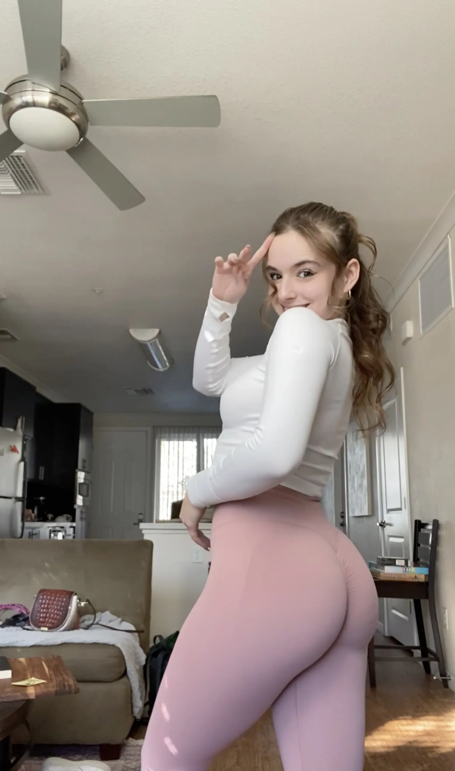 Jacquelyn Pilgrim from tiktok in yoga pants oh my goodness